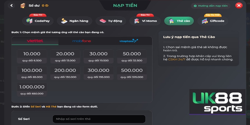 danh gia cac phuong thuc nap tien tai uk88 Đánh giá các phương thức nạp tiền tại Uk88